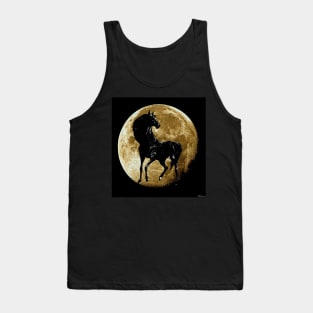 Horse:  Black Beauty and a Harvest Moon Tank Top